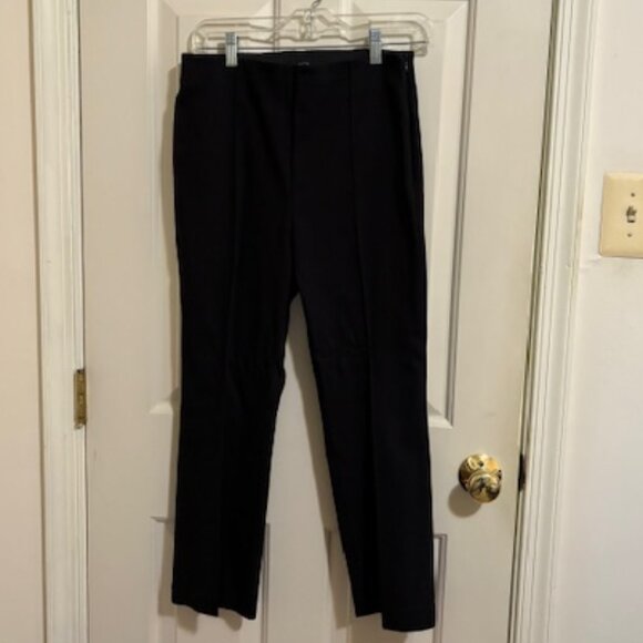 LOFT High-Waist Kick Crop Black Pants EUC - Picture 3 of 8